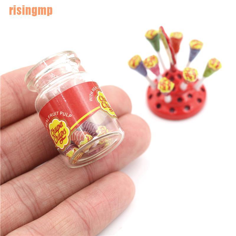 Mô Hình Kẹo Mút Mini Tỉ Lệ 1: 12 Dùng Trang Trí Nhà Búp Bê