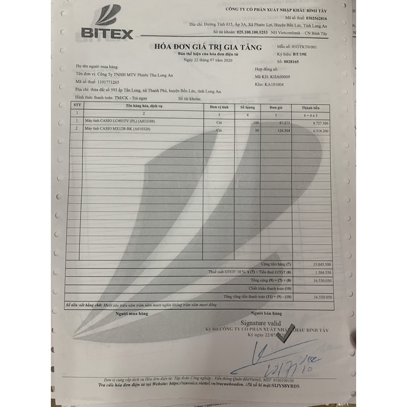 Máy Tính Bỏ Túi Casio LC-403TV Chính Hãng 7 Năm Bảo Hành