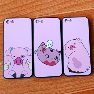 Ốp lưng iPhone 5 / 5s / SE viền dẻo hình chú heo ngộ nghĩnh dễ thương