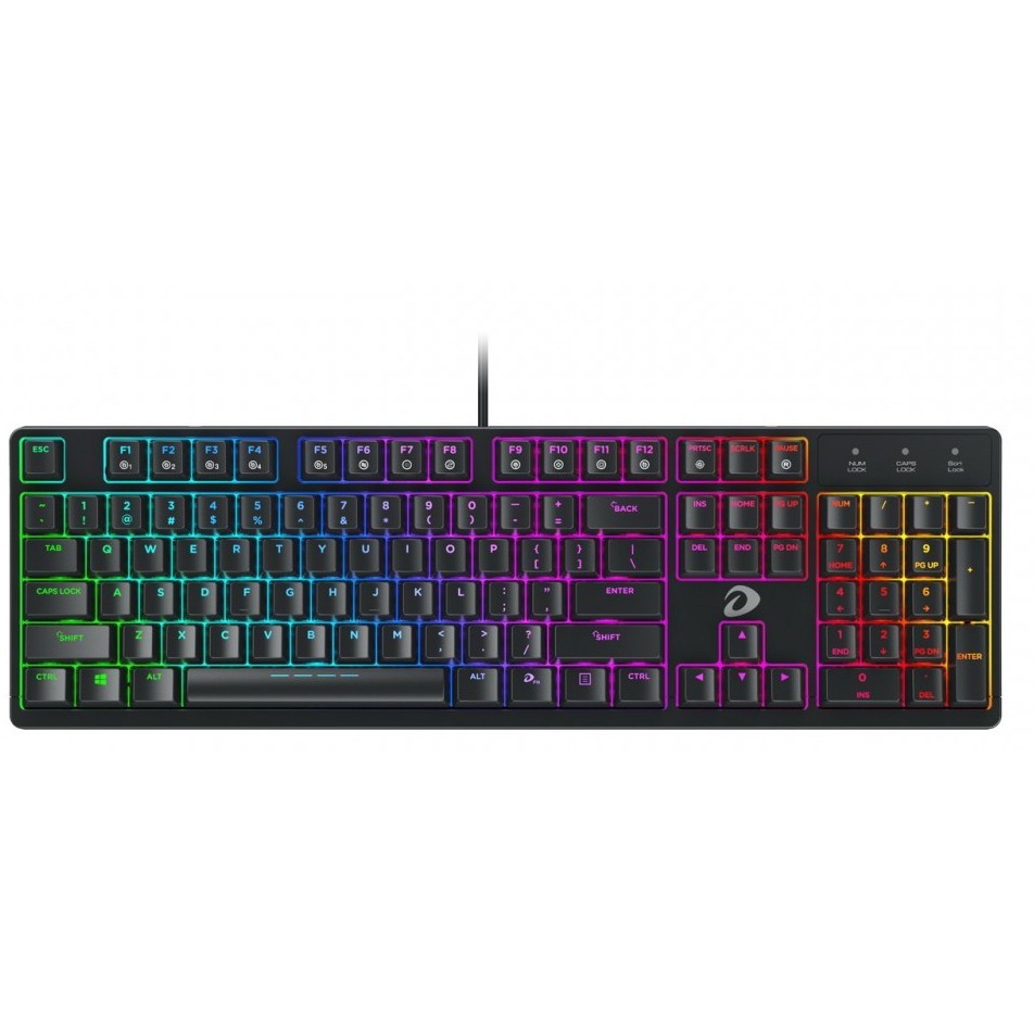 Bàn phím cơ Gaming DAREU EK1280 104KEY (RGB, Blue/ Brown/ Red D switch)