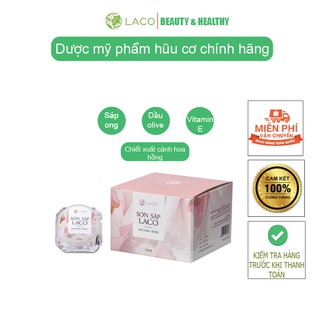 Son sáp dưỡng môi, son sáp hữu cơ Laco 100% tự nhiên