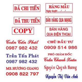 con dấu khác tên - kí hiệu