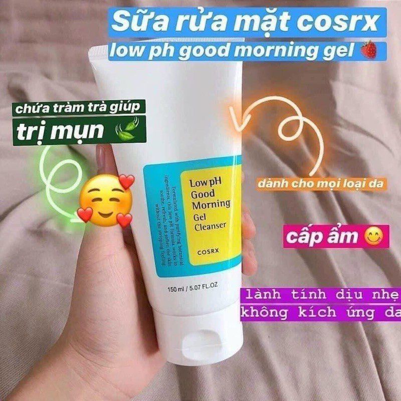 Sữa Rửa Mặt Dạng Gel Cosrx Low pH Good Morning Gel Cleanser 150ml | BigBuy360 - bigbuy360.vn