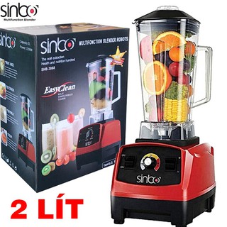 Máy xay sinh tố công nghiệp SINBO Blender - Công suất khủng 1500W, Thể tích 2L - Máy ép trái cây, hoa quả đa năng