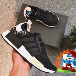 Giày thể thao nam nữ NMD R1 đen trắng