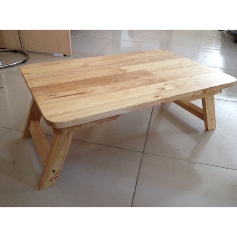 Bàn gỗ xếp gọn chân thanh chắc chắn, kích thước 40*60cm