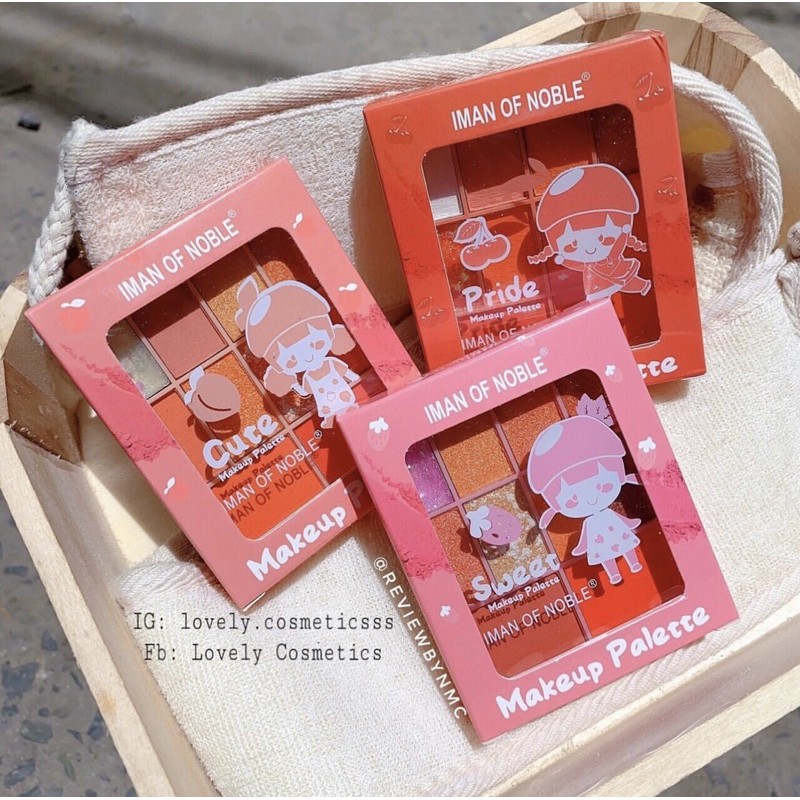 Bảng phấn mắt phấn má nhũ 10 ô Kira Iman Of Noble Senabeauty | BigBuy360 - bigbuy360.vn