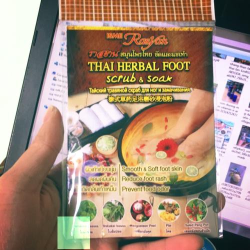 Bột ngâm chân thảo mộc thải độc thái lan