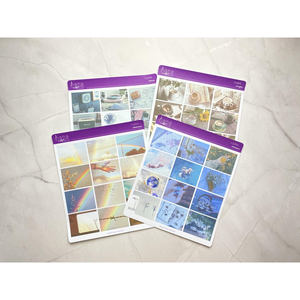 Sticker decal trang trí theo nhiều chủ đề đa dạng #01 _ #hana.land