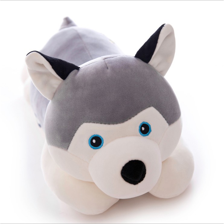 [CHUYÊN SỈ GIÁ SỐC] Gấu Bông Husky Quàng Khăn Siêu Cưng 2 Size