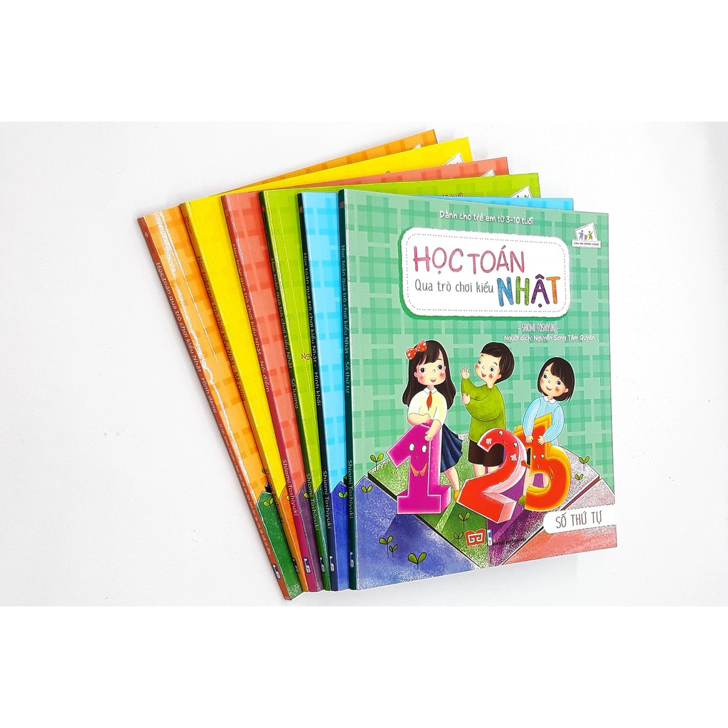 Sách - Học toán qua trò chơi kiểu Nhật (Trọn bộ 6 cuốn)