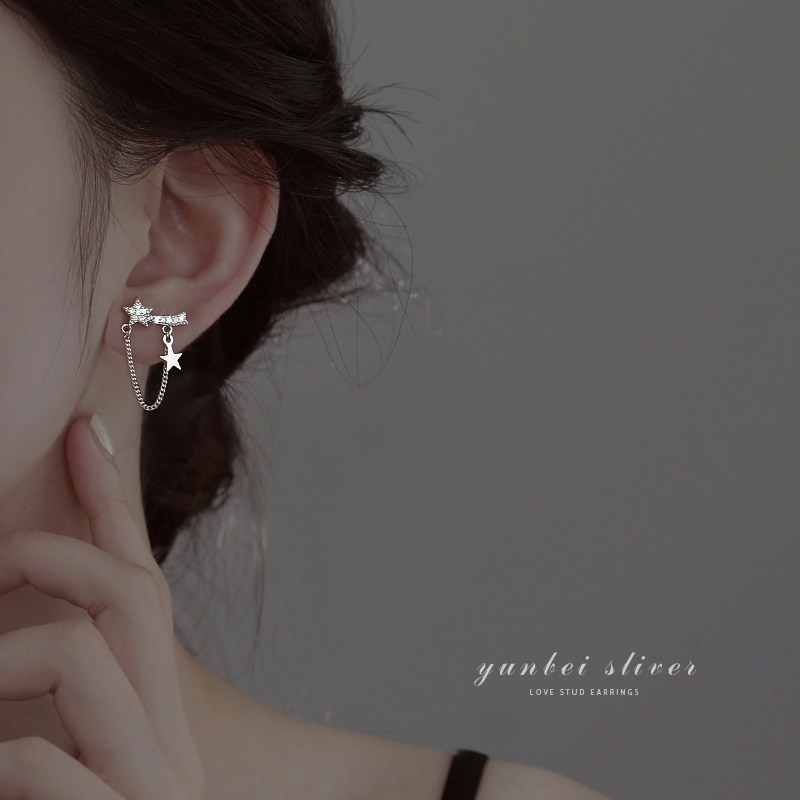 Bông Tai Ngôi Sao Đính Đá Đơn Giản Thời Trang 2022