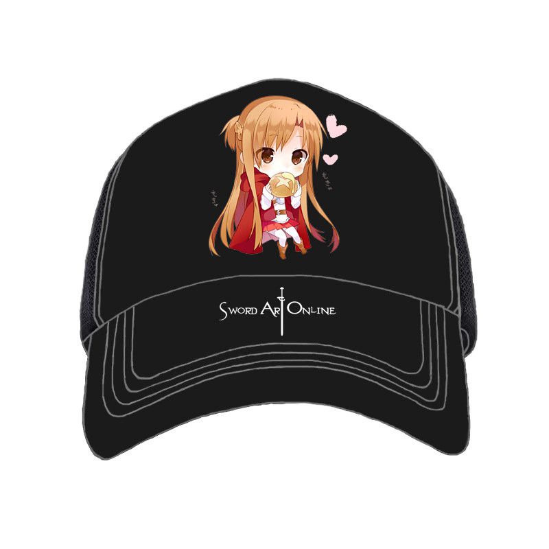 Mũ lưỡi trai in hình SWORD ART ONLINE SAO Đao Kiếm Thần Vực 12 mẫu xinh xắn thời trang anime chibi