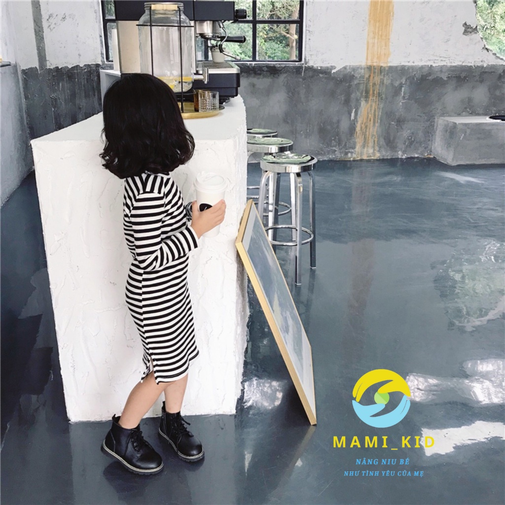 Váy Len Tăm Kẻ Body Cho Bé, Váy Len Body Thu Đông Cho Bé Gái Lên Dáng Đẹp, Điệu,,,