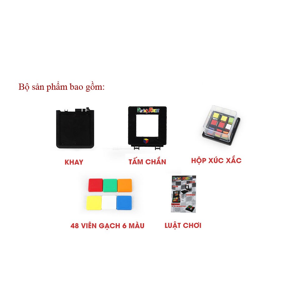 Bộ trò chơi board game Magic block game - Thử thách Rubik