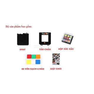 Bộ trò chơi board game Magic block game - Thử thách Rubik