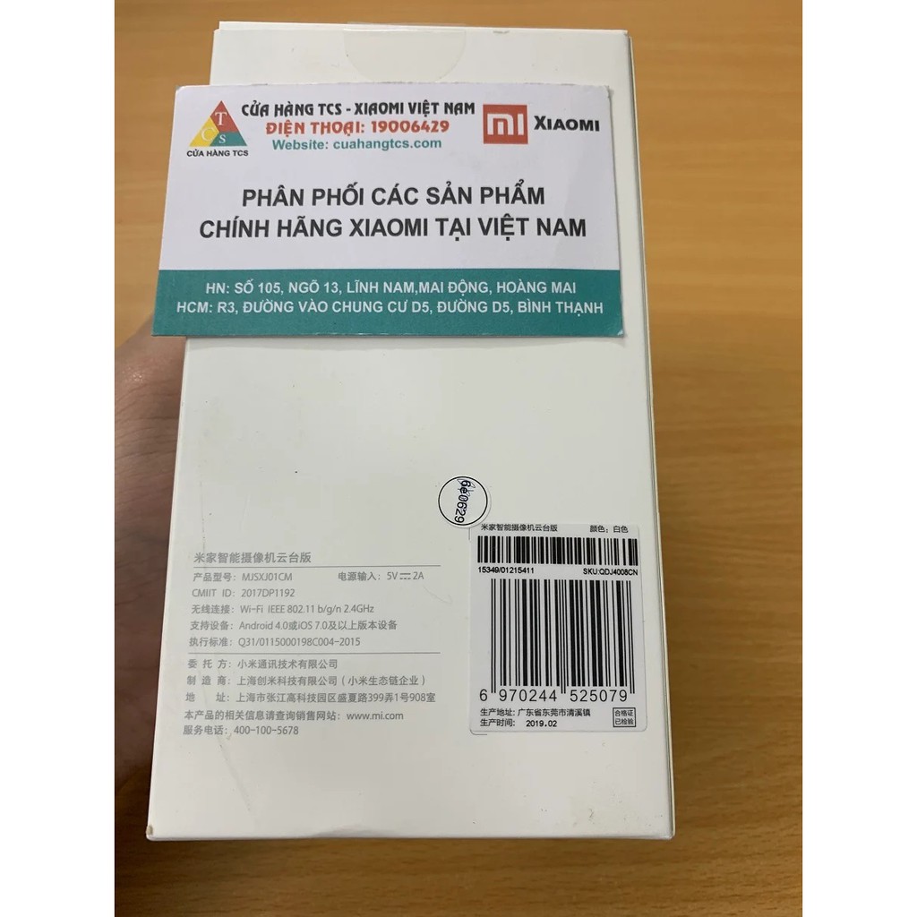 Camera giám sát ip xoay 360 độ Xiaomi 720p 360° Xiaomi