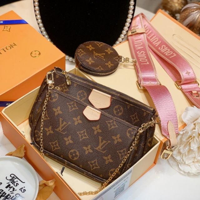 TÚI LV MULTI POCHETTE - SET BA TÚI LV