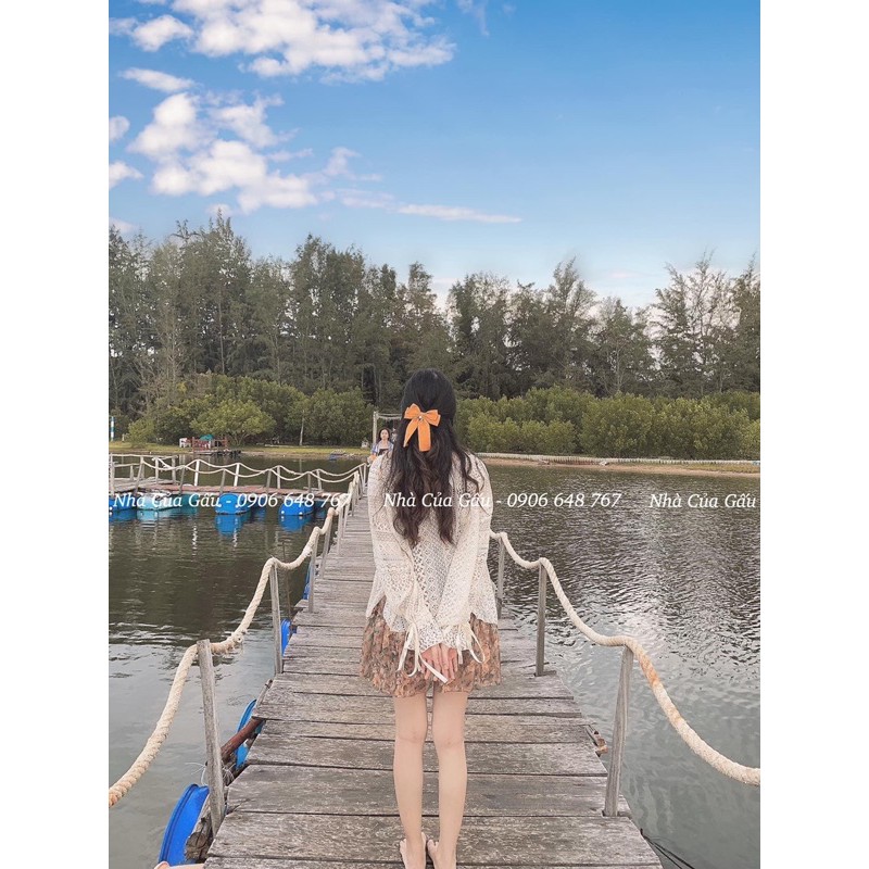 [ ẢNH THẬT] Khoác ren tay cột nơ siêu xinh | BigBuy360 - bigbuy360.vn