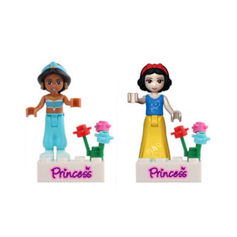 Đồ chơi mô hình cô gái xây dựng khối LEGO minifigures