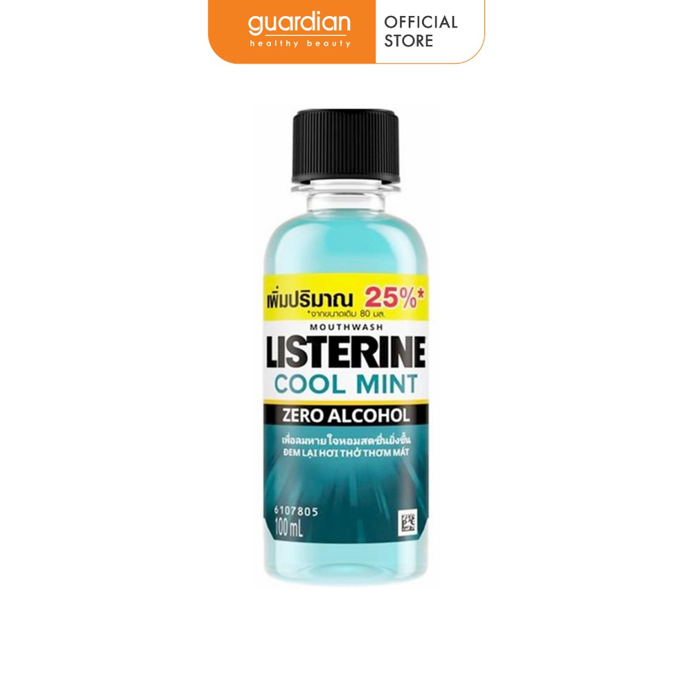 Nước súc miệng Listerine Cool Mint Zero Alcohol 100ml