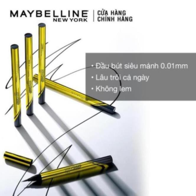 Bút Kẻ Mắt Nước Maybelline Nét Mảnh Hyper Sharp Laser Eyeliner 0.5g