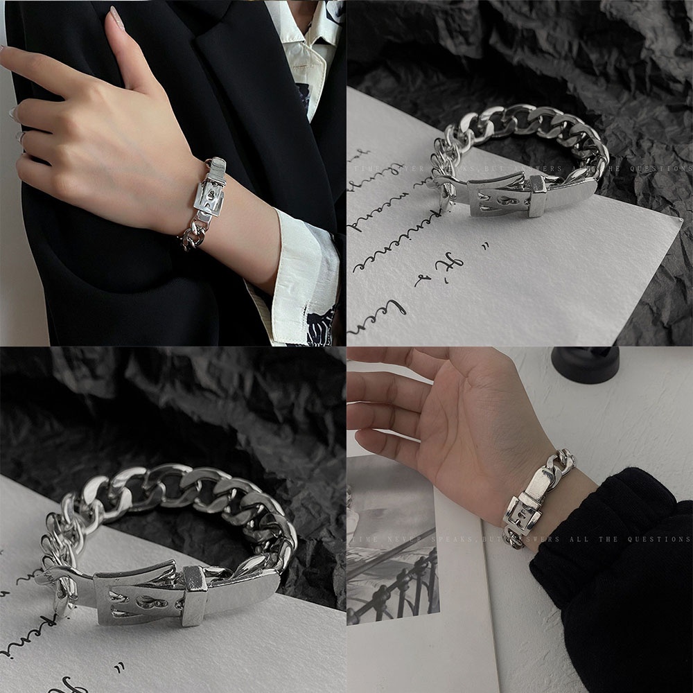 Vòng Đeo Tay Kiểu Xích Đơn Giản Thời Trang Cho Nam Và Nữ