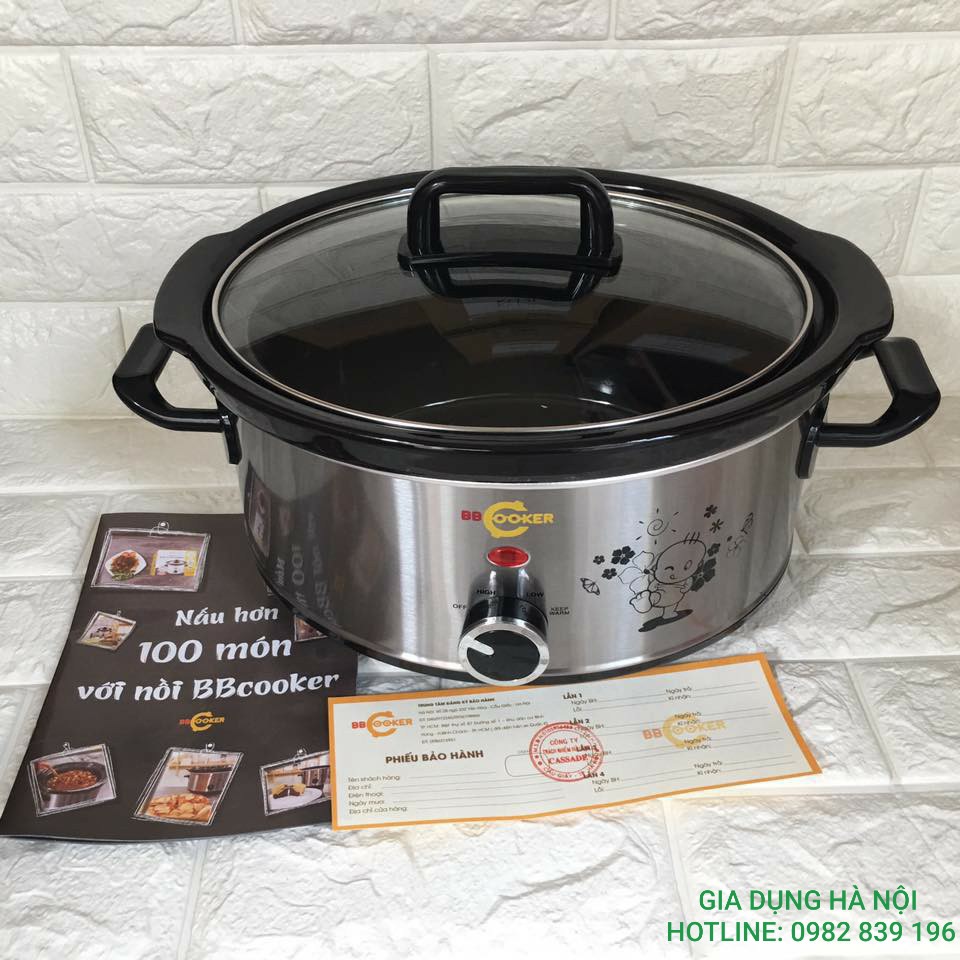 Nồi nấu cháo chậm BBcooker Hàn Quốc 3,5l chính hãng BH 12 tháng