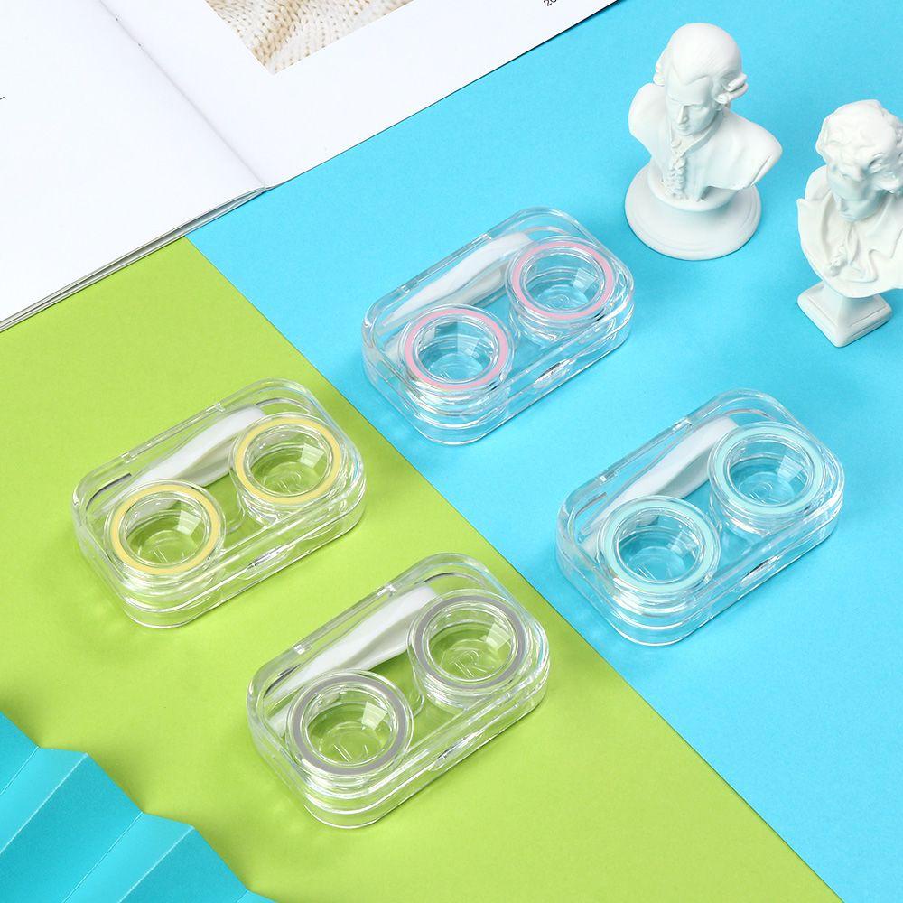 Hộp Đựng Kính Áp Tròng Mini Trong Suốt