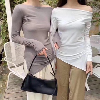 Áo phông lệch vai QC