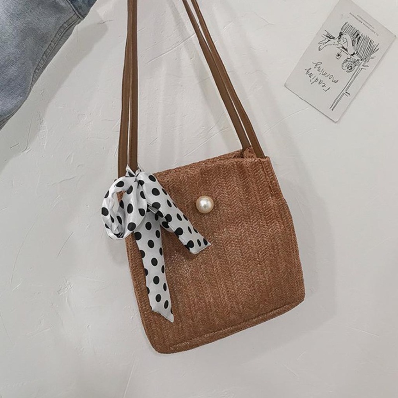 Túi Xách Đan Lát Phong Cách Bohemian Dành Cho Nữ