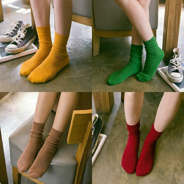 [Sweetsockie] Vớ len trơn Hàn Quốc
