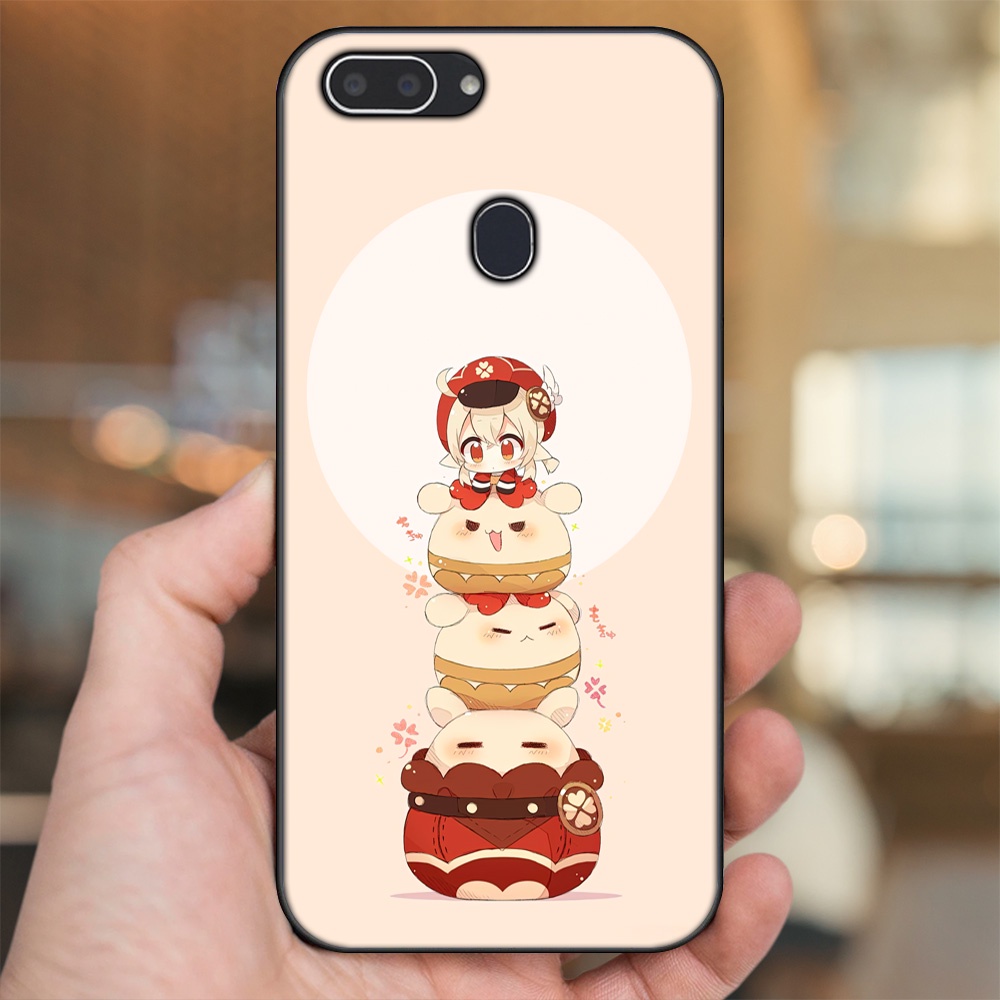 Ốp lưng Realme 2 viền đen in hình Klee Genshin Impact
