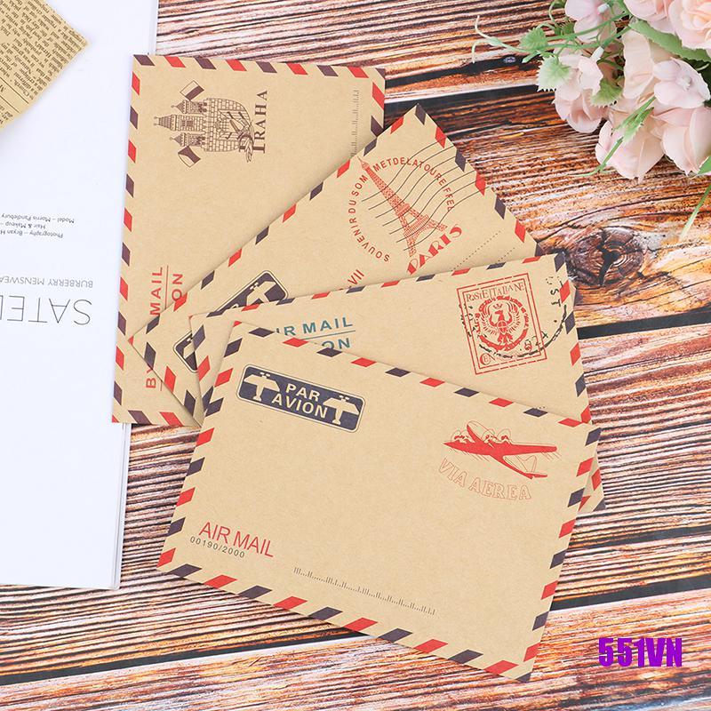 Bộ 10 Phong Bì Phong Cách Vintage