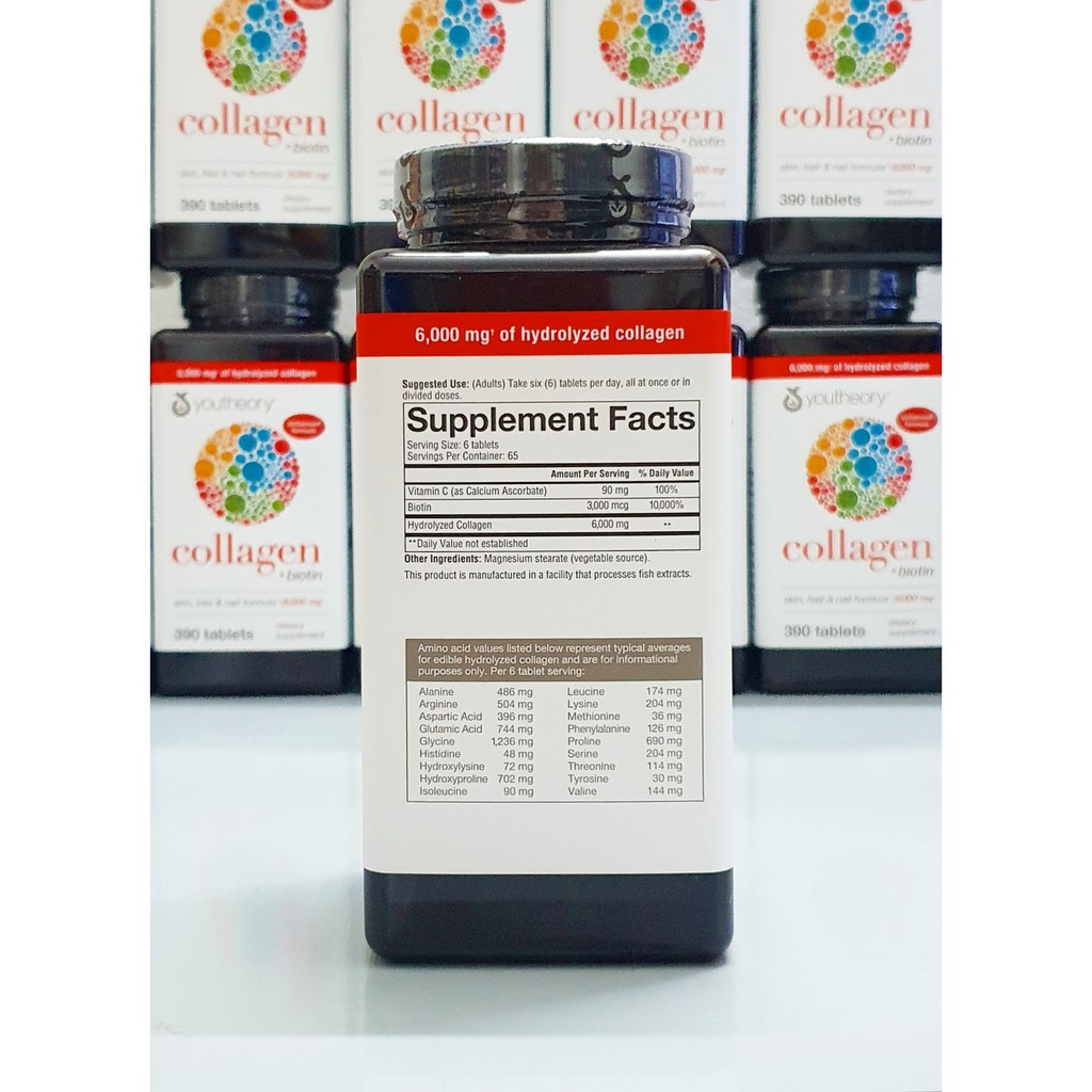Sale date Thức Uống Bổ Sung Vitamin, Collagen + Biotin 390 viên dành cho nữ của Mỹ