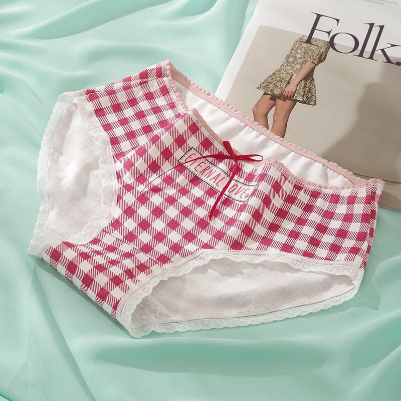 Quần lót cotton lưng vừa in họa tiết trái cây phong cách Nhật Bản mới cho nữ | BigBuy360 - bigbuy360.vn