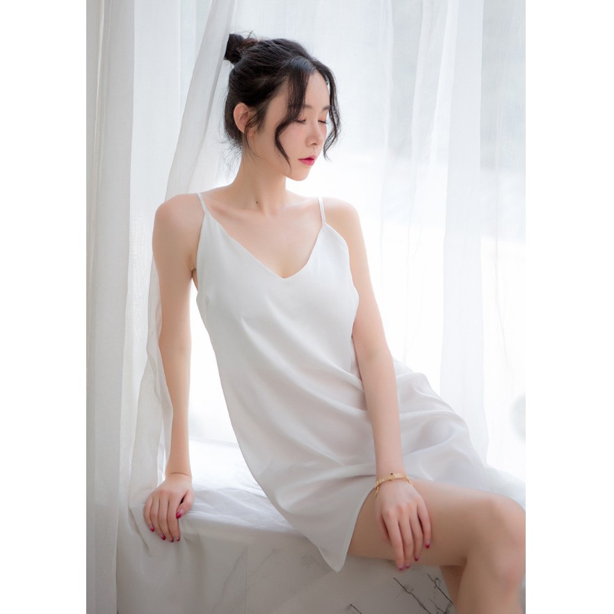 Đầm Ngủ Sexy💗FreeShip - Chất Đẹp 💗Lụa Satin Cao Cấp Mềm Mát Mịn Quyến Rũ (HL) | BigBuy360 - bigbuy360.vn