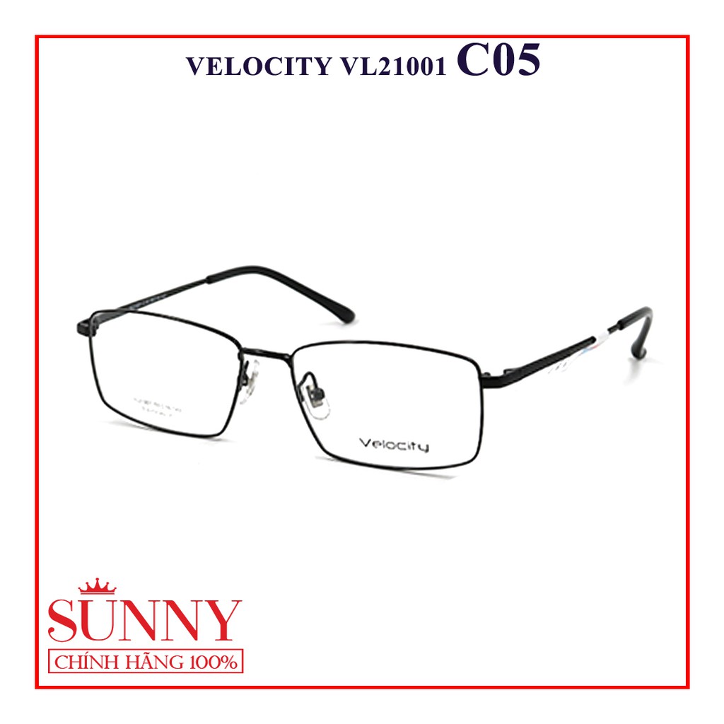 Gọng kính nam nữ thời trang Velocity VL21001 nhiều màu chính hãng