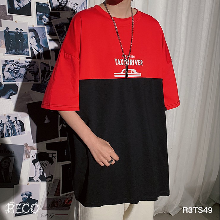 Áo thun, phông nam Hàn Quốc cao cấp dáng rộng tay lỡ T-Shirt Loose R3TS49 Unisex