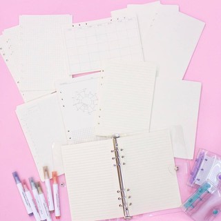 Lõi giấy binder sổ còng 3 size A5-A6-A7