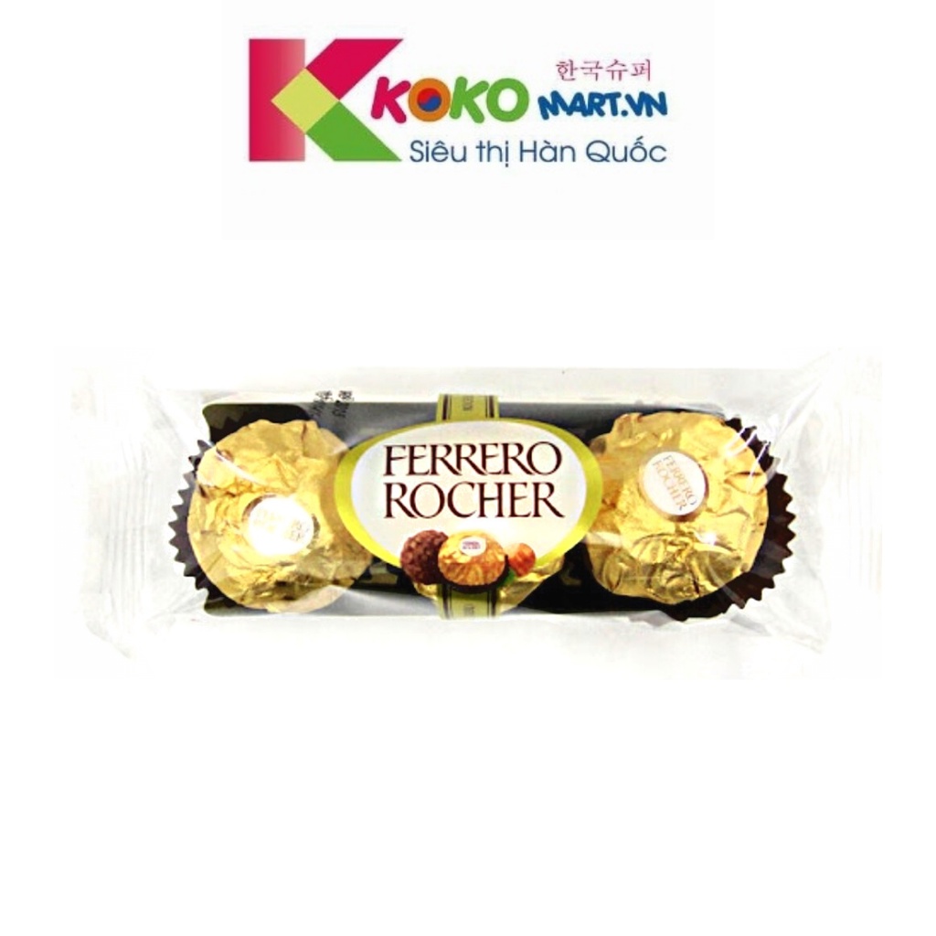 Sôcôla Ferrero Rocher thanh 3 viên