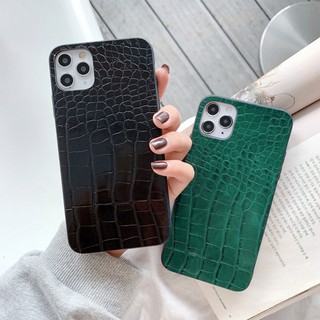 Bao da điện thoại vân da cá sấu vintage dành cho iPhone 13 12 11 pro max mini xs max xr xs x 7 8 plus se 2020