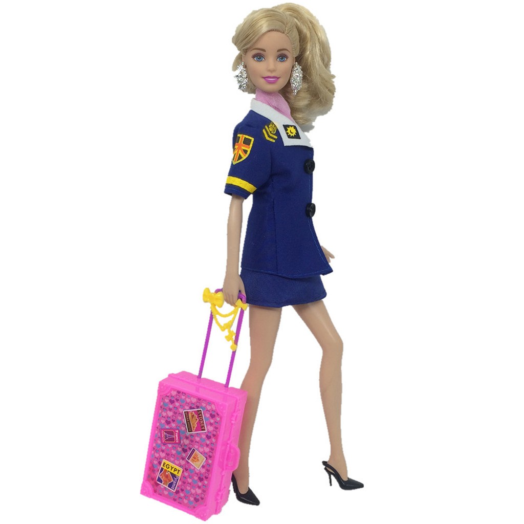 Vali Du Lịch Mini Cho Búp Bê Barbie