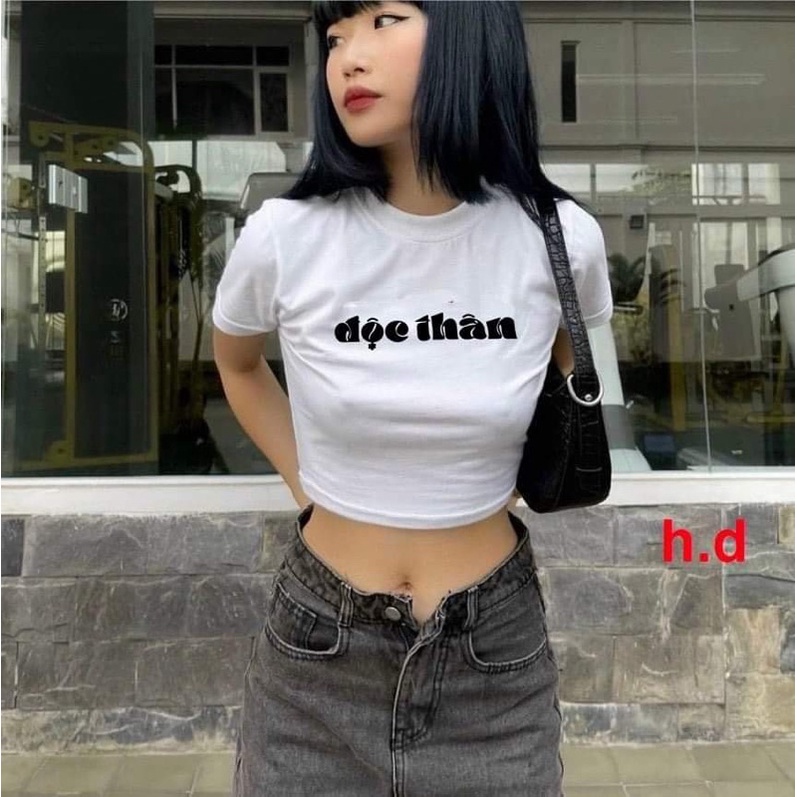 Áo croptop độc thân HD12