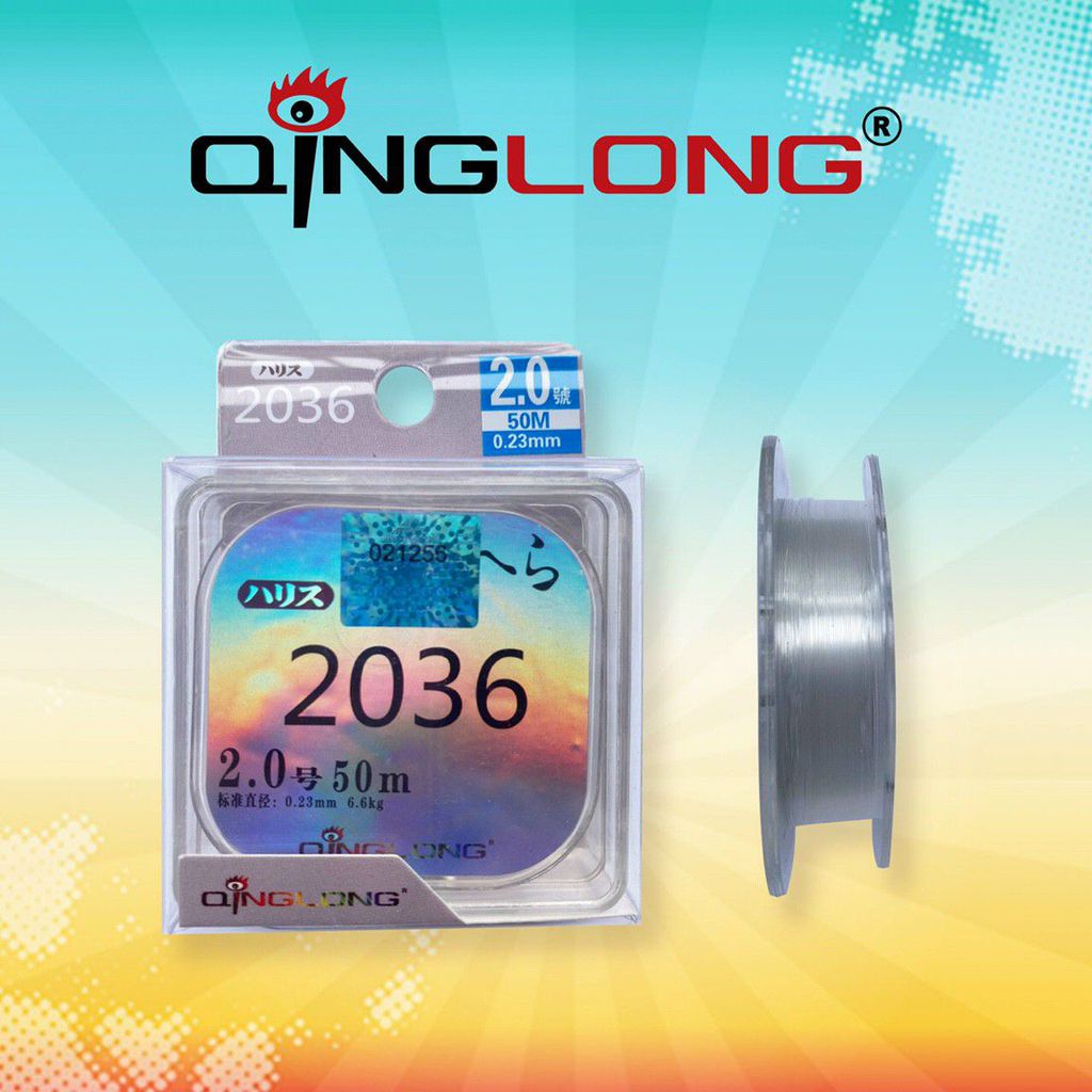 Dây link thẻo câu đài Qinglong 2036 50m trắng