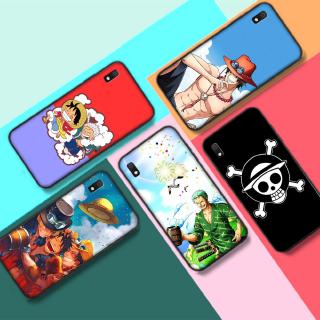 Ốp điện thoại silicone in hình hoạt hình One Piece cho Samsung Galaxy A01 A10 A11 A2 Core A21 A41 A51 A71 A81 A91