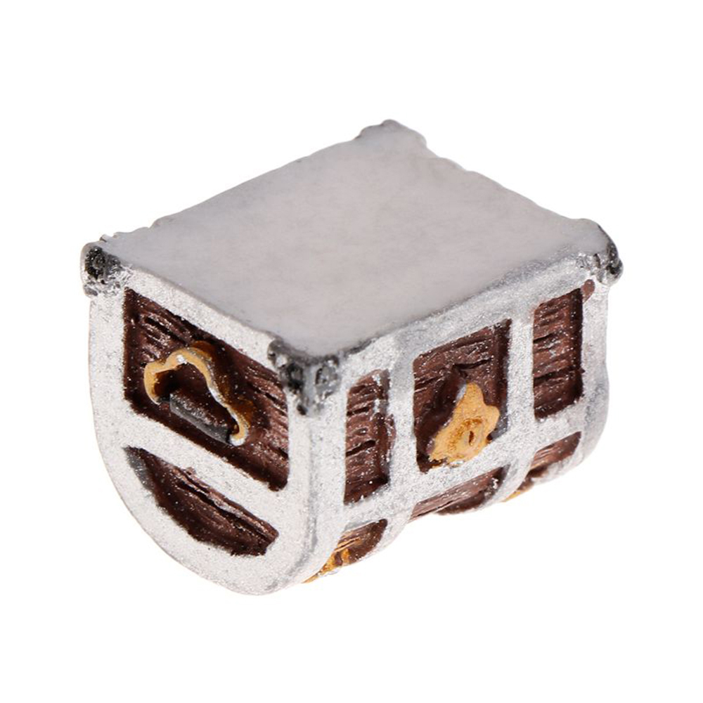 Đồ Trang Trí Bể Cá Hình Rương Kho Báu Thú Vị Độc Đáo