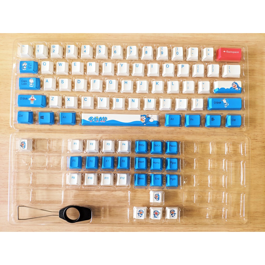 [Mã 252ELSALE hoàn 7% đơn 300K] Set Keycap PBT in dye-sub nút bàn phím cơ phù hợp các loại bàn phím layout chuẩn