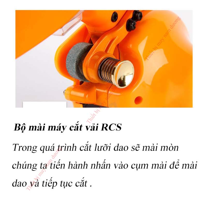 Máy Cắt Vải Cầm Tay CHEERING &gt; Máy Cắt Vải Điện RCS đĩa 100 có đèn chiếu sáng với 5 tốc độ &gt; Kéo cắt vải