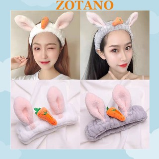 Băng đô tai thỏ, bờm cài tóc, trang điểm cà rốt BD18